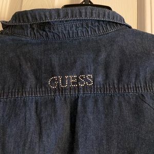 Guess girl Jean Ruffle dress